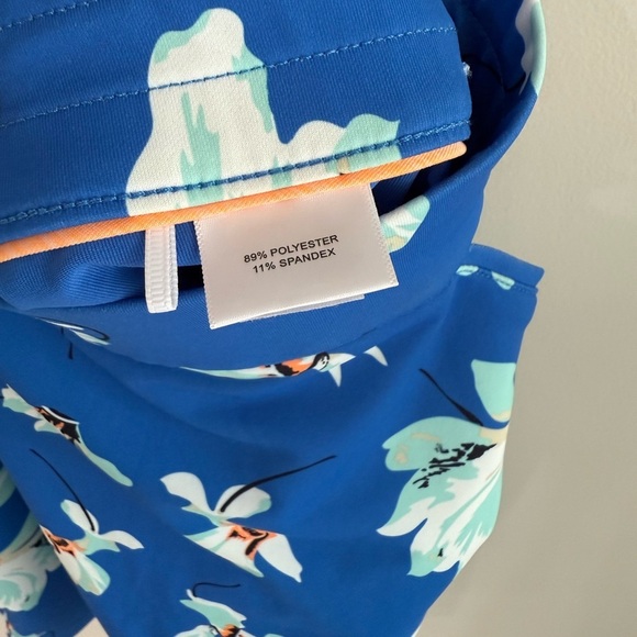 Peter Millar Alice Petal Hem Skort - Royal Blue Floral - Size Small - Picture 5 of 12